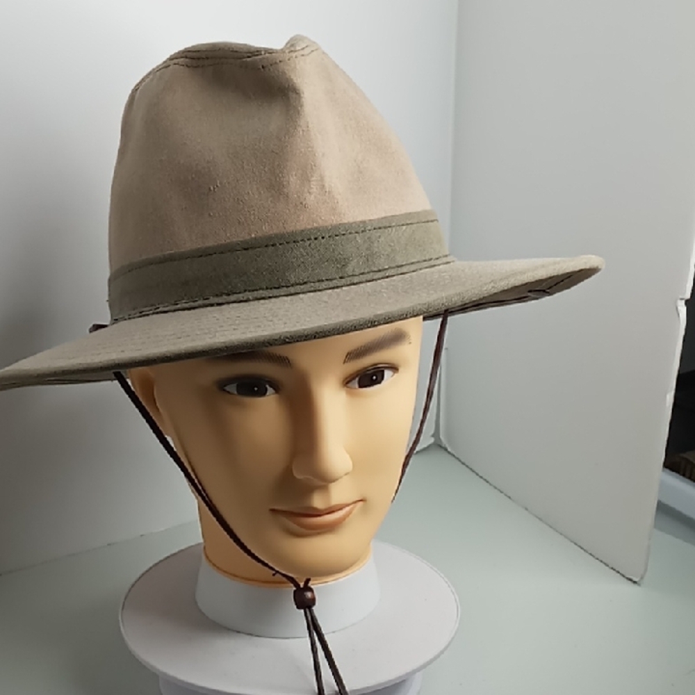 J.Peterman Co. Safari/ Fisherman Hat - Tan and Olive Hat - Men’s/Unisex - Large